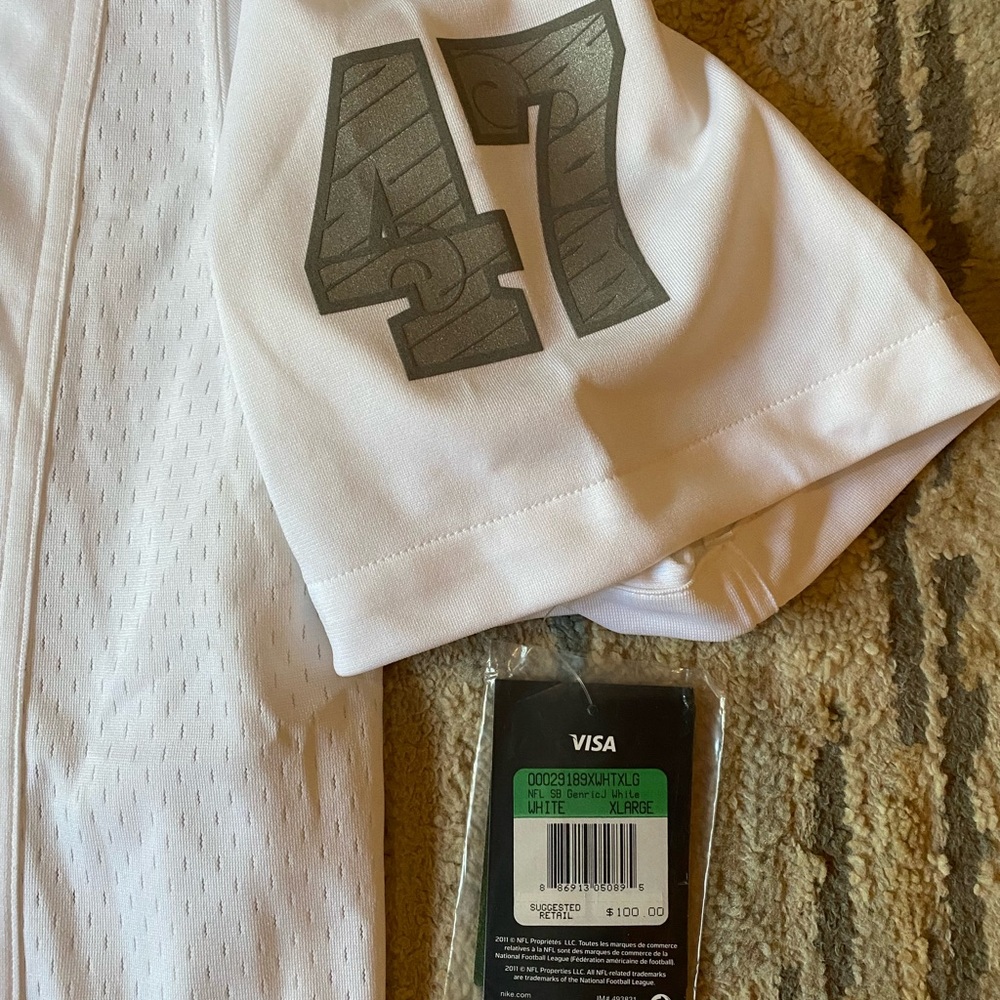 Super Bowl 47 New Orleans Brand New Nike Jersey Size XL - Picture 3 of 7